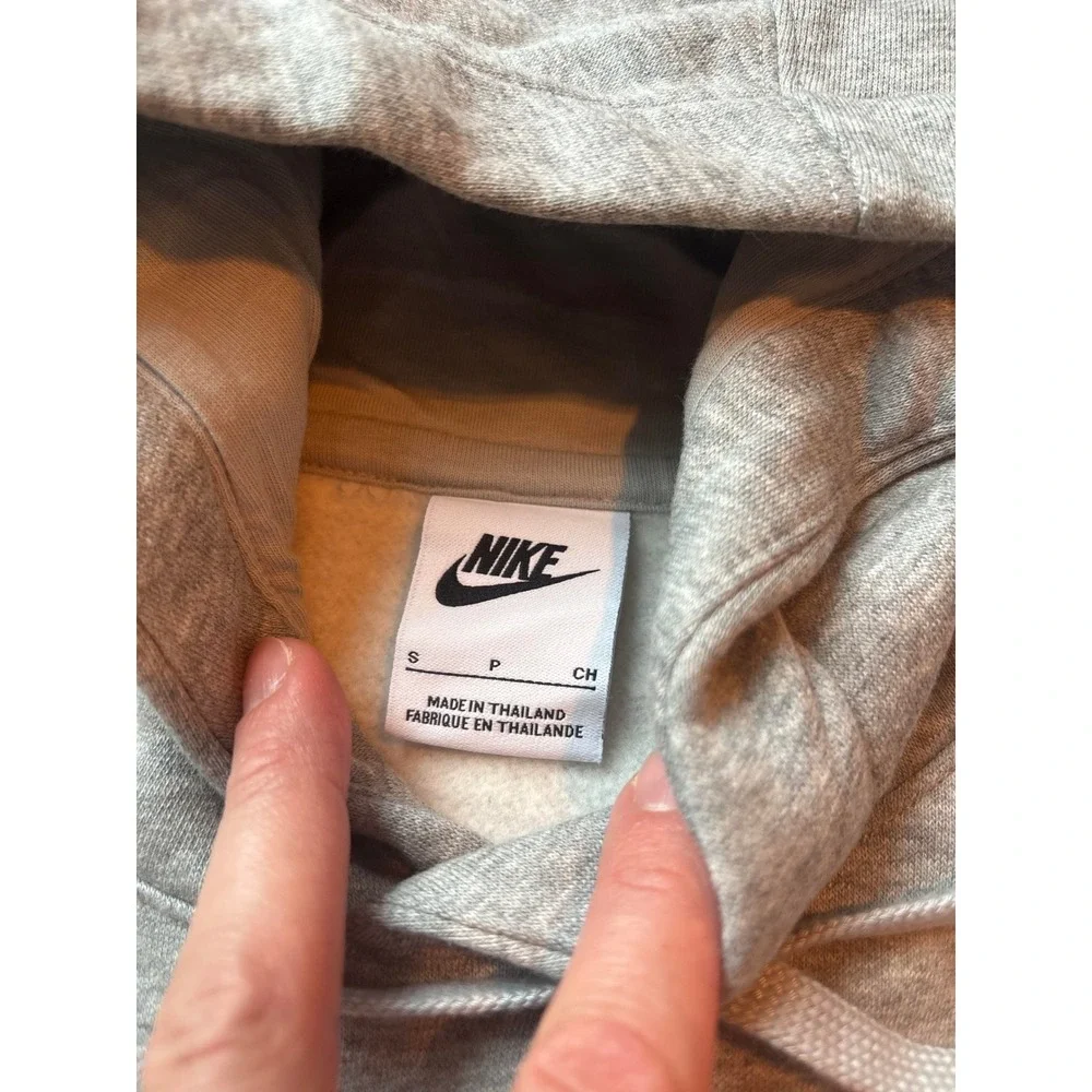 Nike New England Patriots Super Bowl LIII AFC Champions Gray Hoodie Mens Small